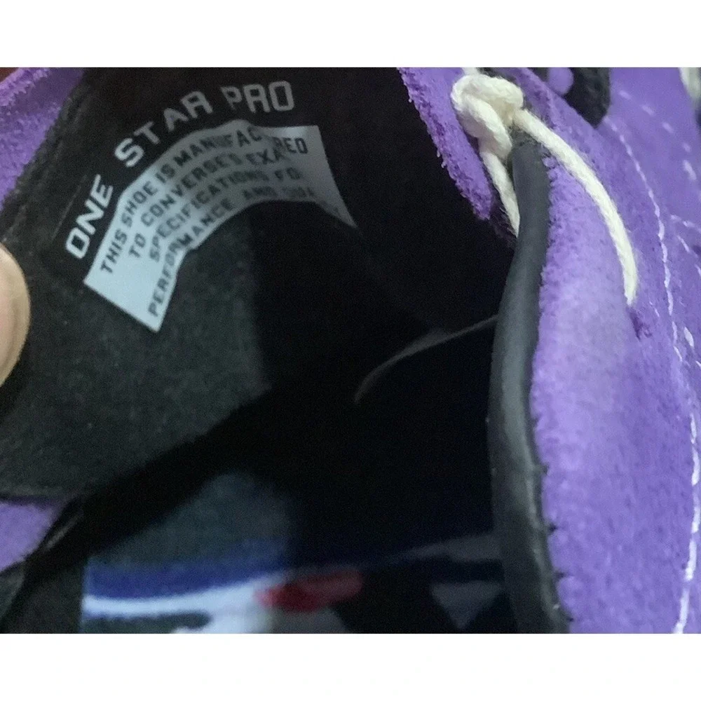 Size 9 .5M/ 11 W- Converse Sean Pablo x One Star Pro Low Paradise - Wild Lilac